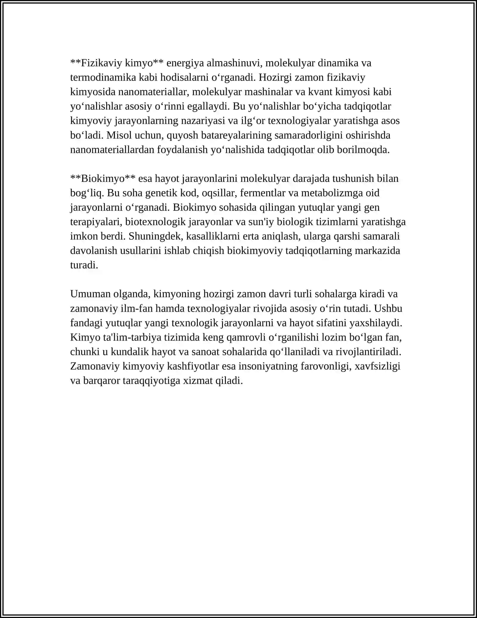 KIMYONING HOZIRGI ZAMON DAVRI MAVZUSIDA PDF KK 4