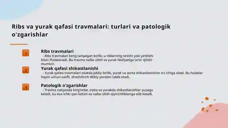 Ko’krak qafasi travmalari 4