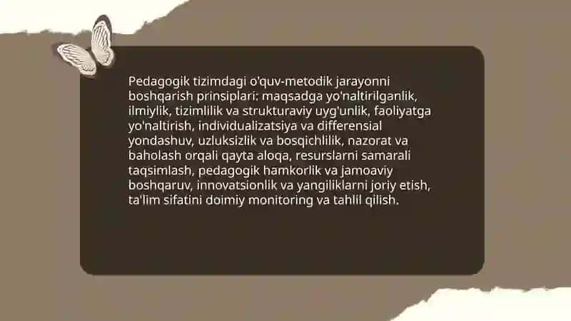 Ta'lim mussasasi pedagogik tizim va ilmiy boshqaruv obyekti sifatida 4