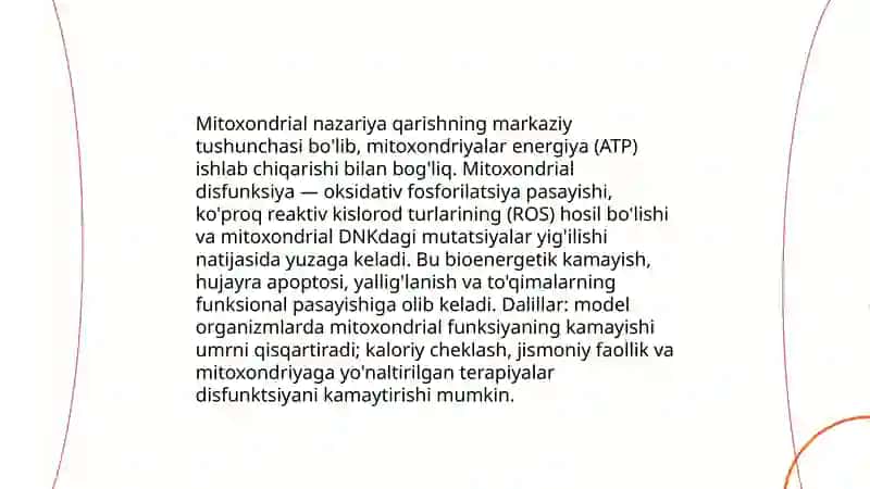 Qarishning biologik nazaryalari 4