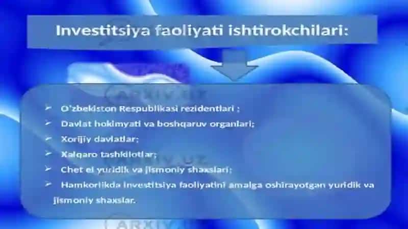 INVESTISIYALAR VA KAPITAL QIYMATI 4
