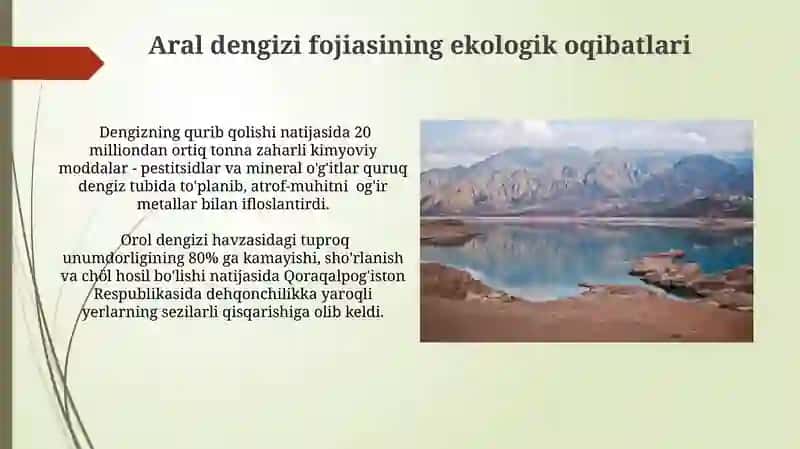 Ekologik iqtisodning asoslari 4