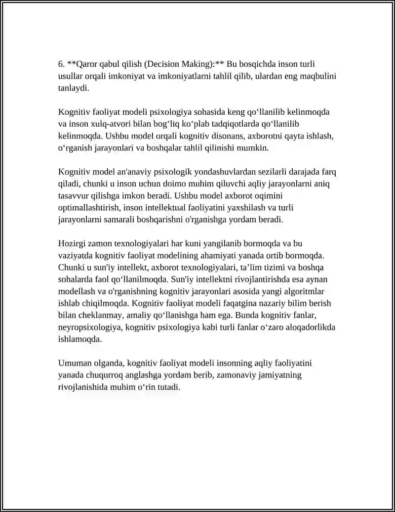 PSIXOLOG FAOLIYATI MODELLARI 4