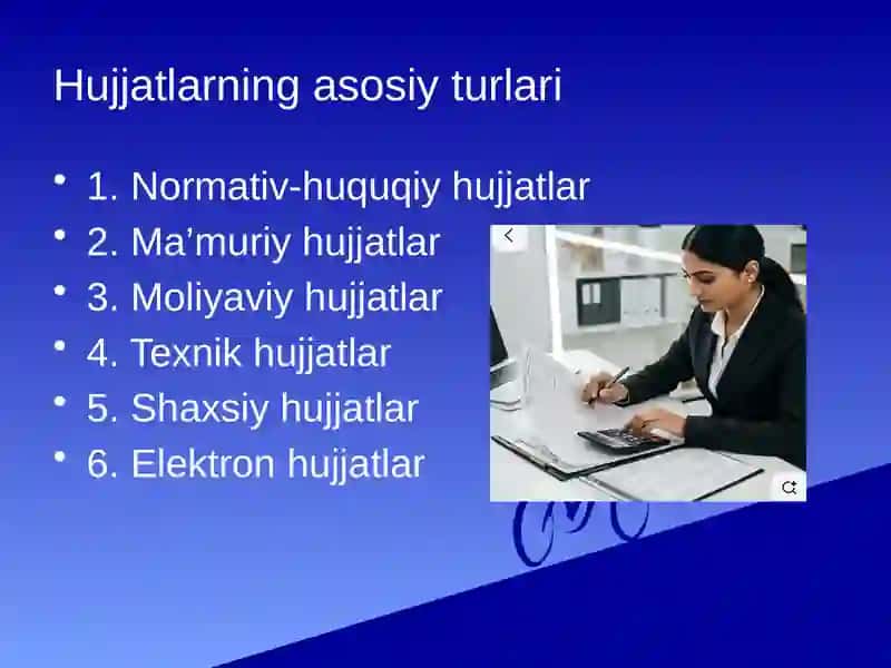 Hujjat va uning shakllantirishdan ko‘zlangan maqsad 4