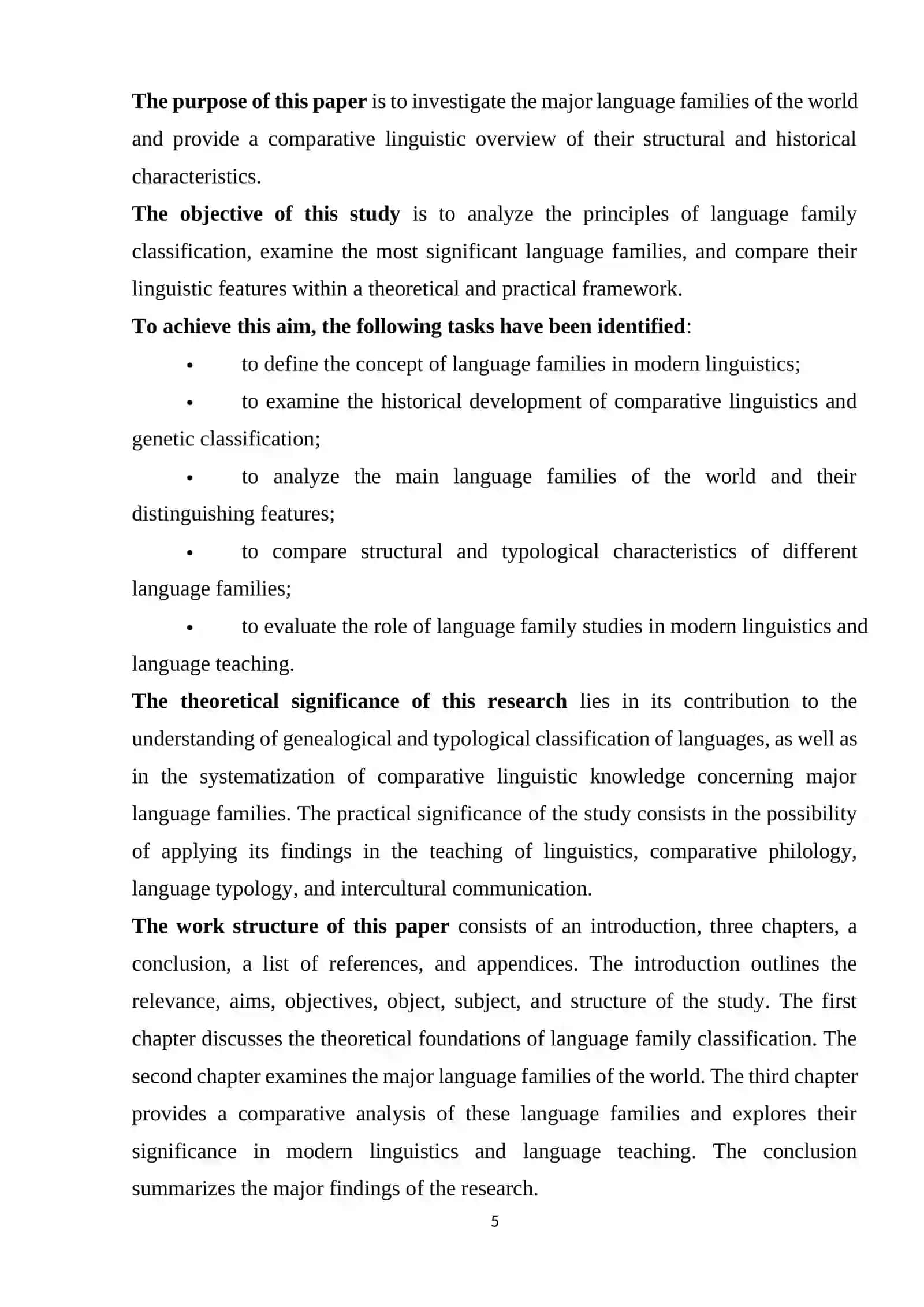 THEORETICAL FOUNDATIONS OF LANGUAGE FAMILY CLASSIFICATION 4