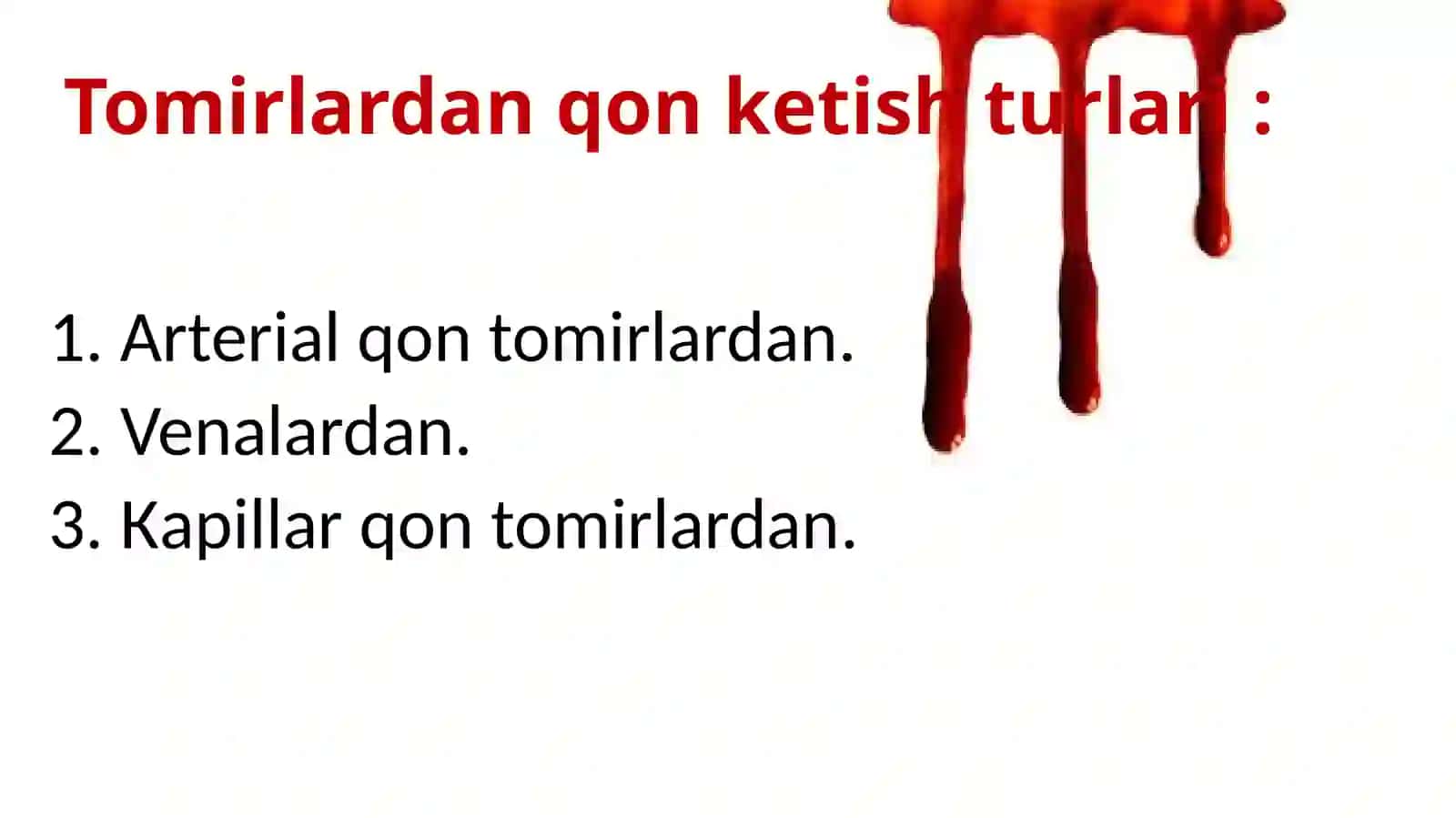 Tomirlardan qonketish 4