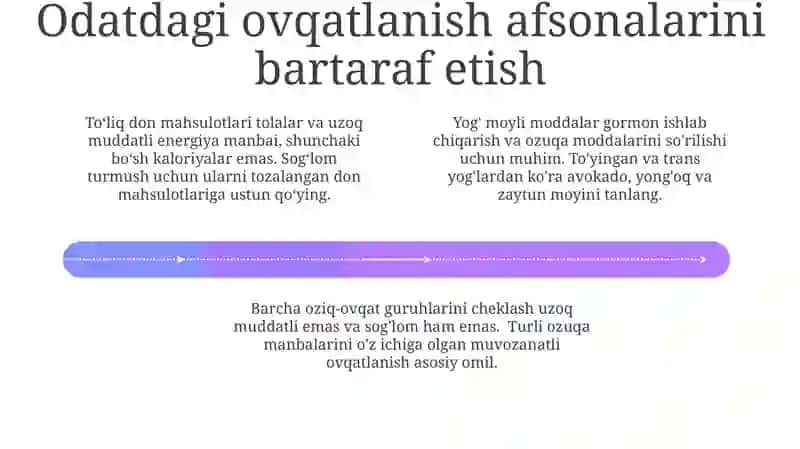 Parhez stollar. Ratsional ovqatlanish 4