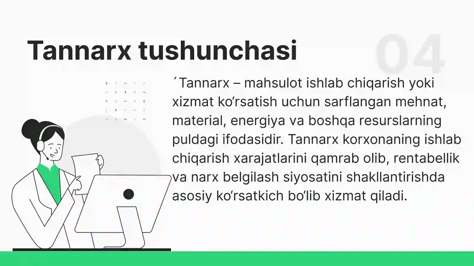 Buxgalteriya hisobida tannarxni aks ettirish 4