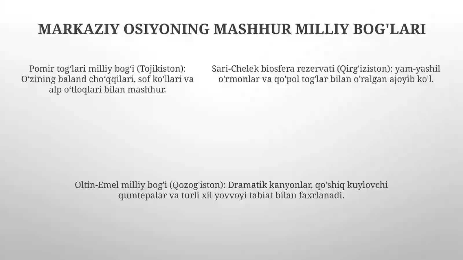 Yevrosiyo Milliy BogʻLarVaQoʻRiqxonalari 4