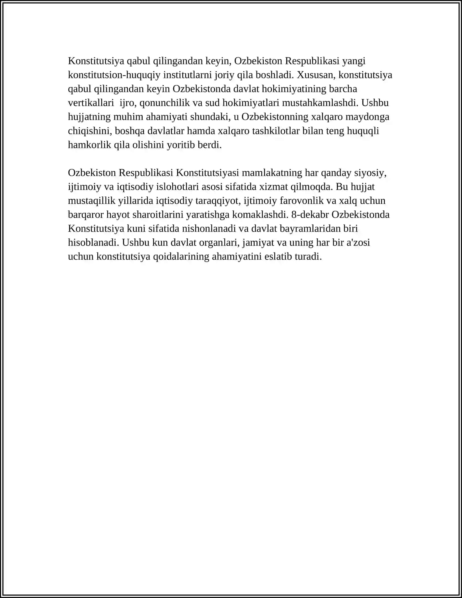 Oʻzbekiston Konstitutsiyasi qabul qilinishi 4