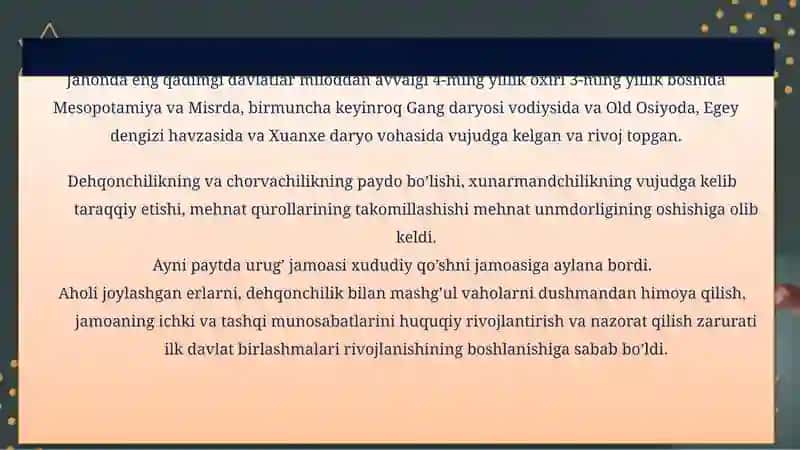 O’zbekdavlatchiligining tarixiy bosqichlari 4