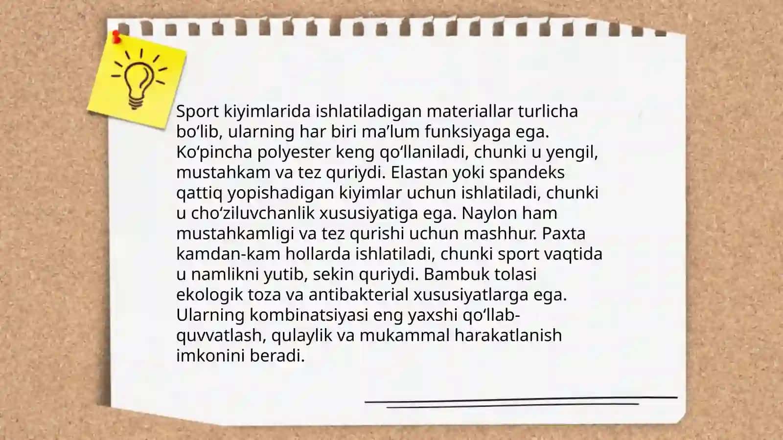 Sport kiyimlari haqida 4