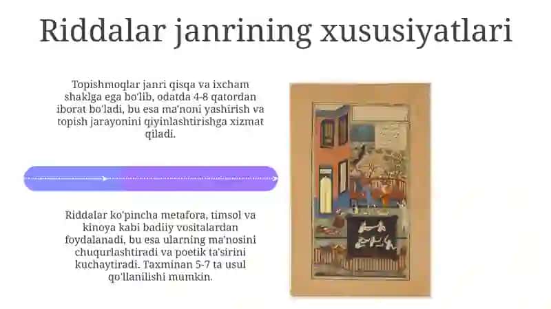 Navoiy va Uvaysiy riddalari tahlili 4
