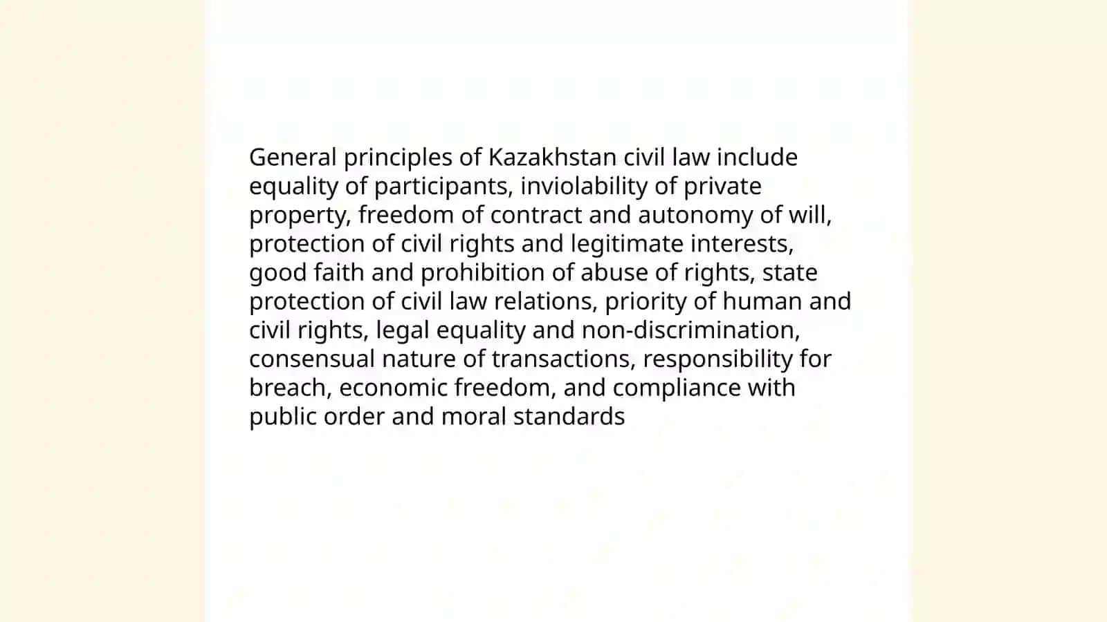 Kazakhstan Civil Law 4