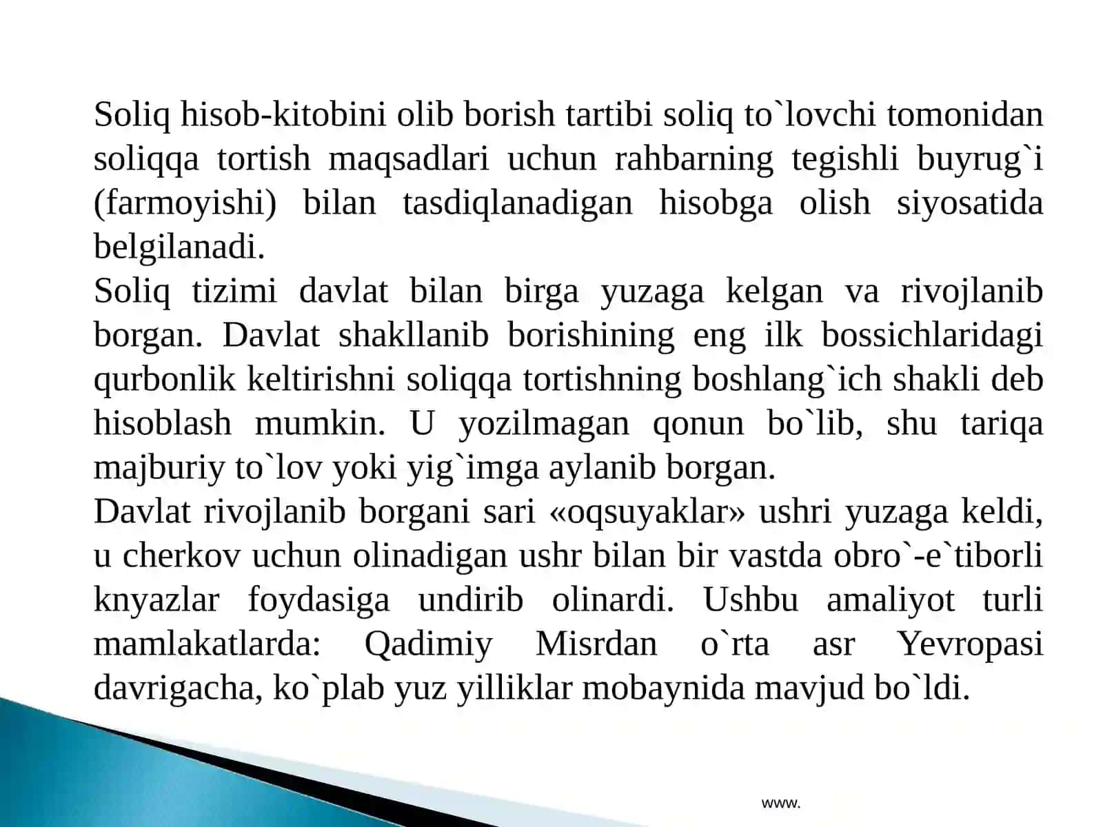 Soliq va soliqqa tortish 4