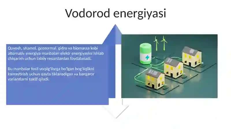 Muqobil energiya manbalarining turlari 4