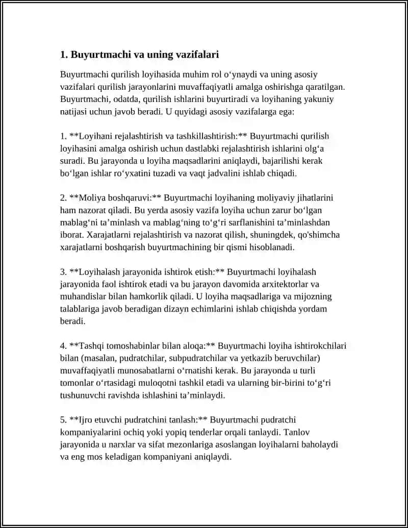 QURILISH ISHTIROKCHILARI.QURILISH JARAYONLARI VA ISHLARI 4