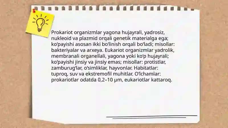 Tirik organizmlarning hayotiy shakllari 4