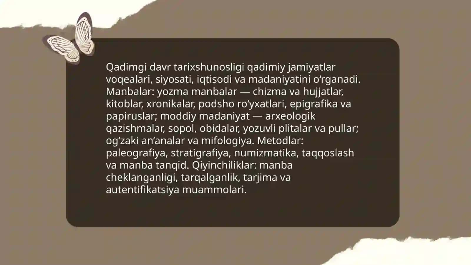 Tarix fanining rivojlanishi 4