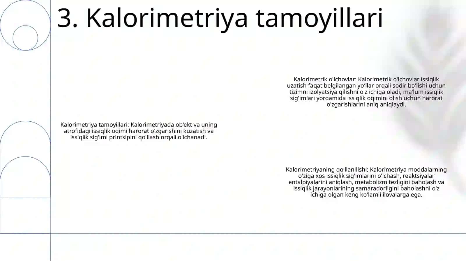 Kalorimetrik OʻLchashlar 4