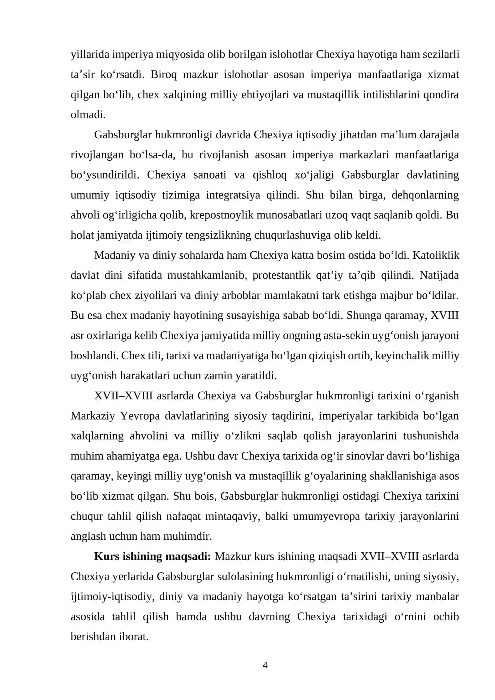 XVII–XVIII asrlarda Chexiya va Gabsburlar hukmronligi 4