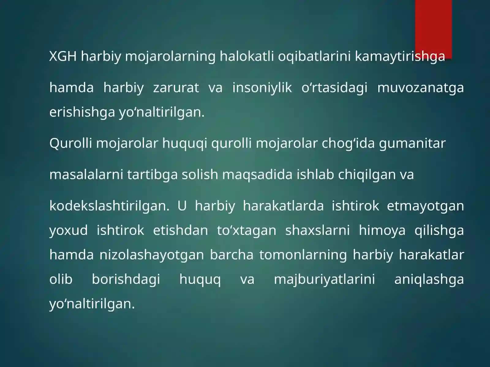 XAlqaro gumanitar huquqi 4