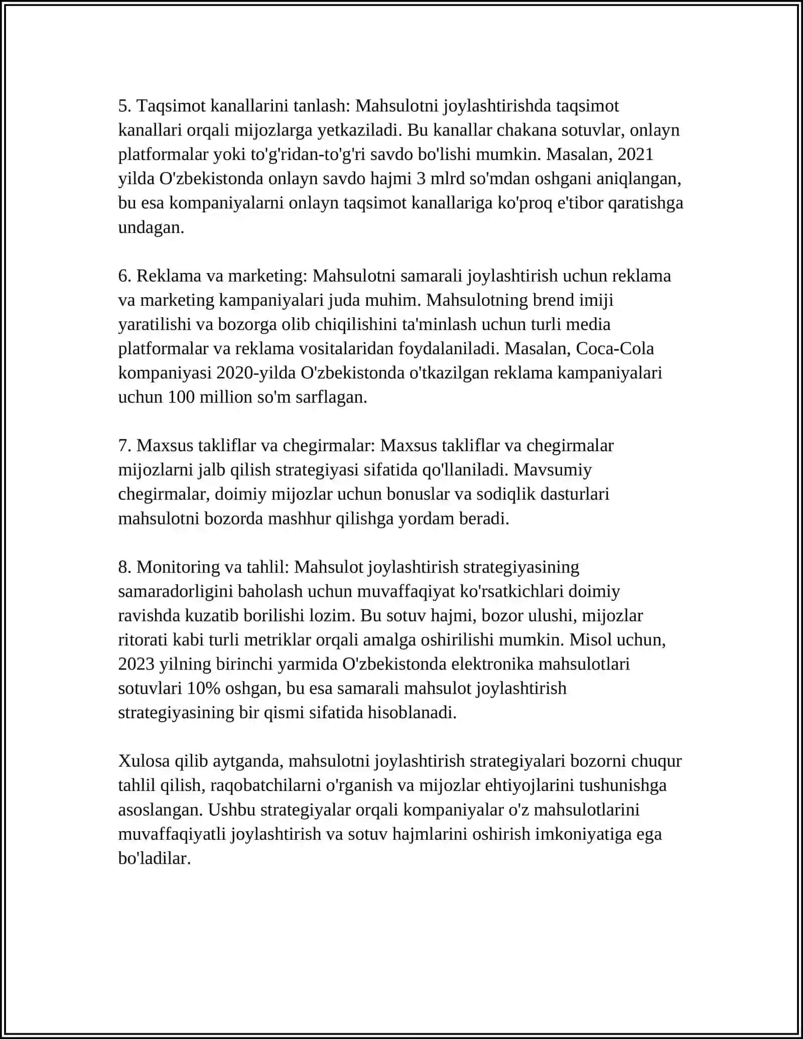 MARKETING AND SELLING 4