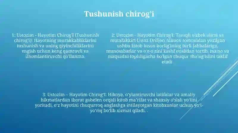 Ustozim - Hayotim Chirog'I 4