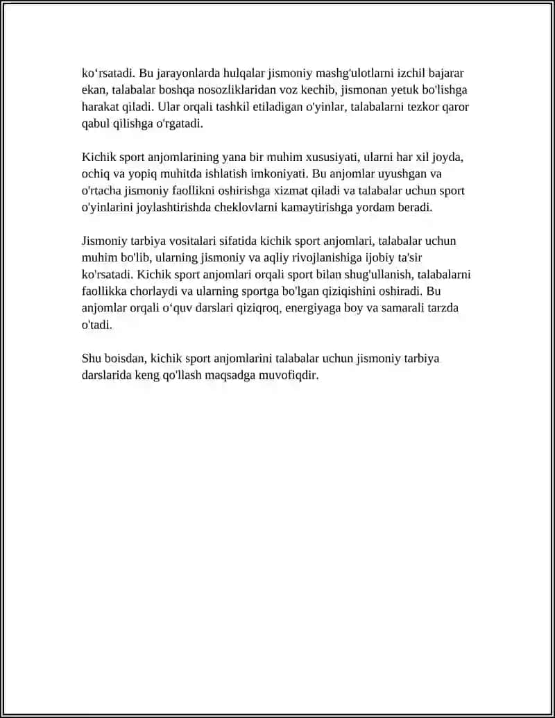 TALABALAR UCHUN JISMONIY TARBIYA VOSITALARI 4