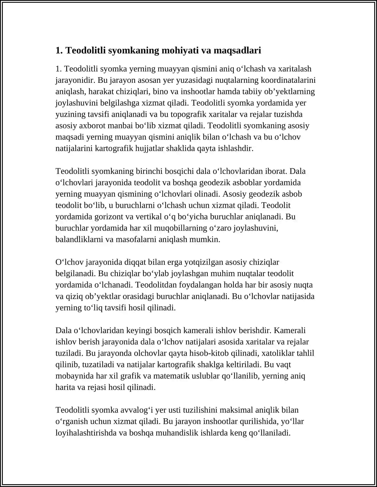 TEODOLITLI SYOMKA 4