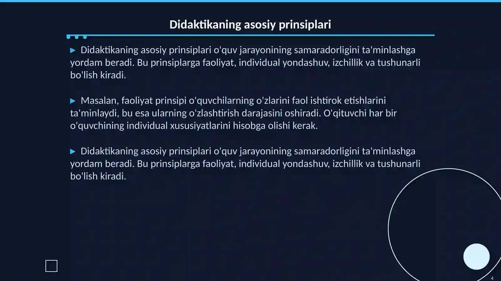 Didaktika haqida tushincha 4