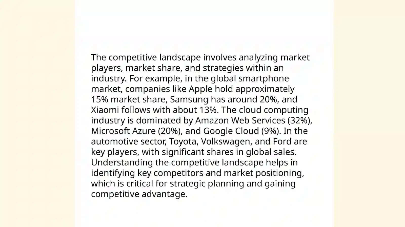 Market Research and Analysis 4