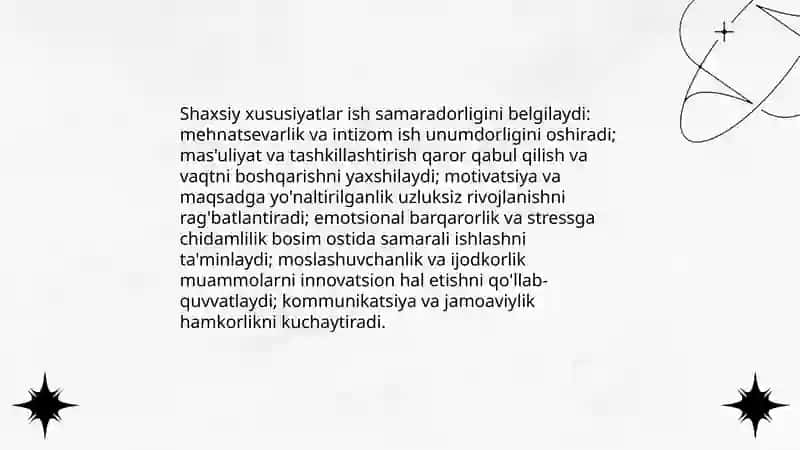 Temperament va mehnat faoliyatidagi xulq-atvor 4