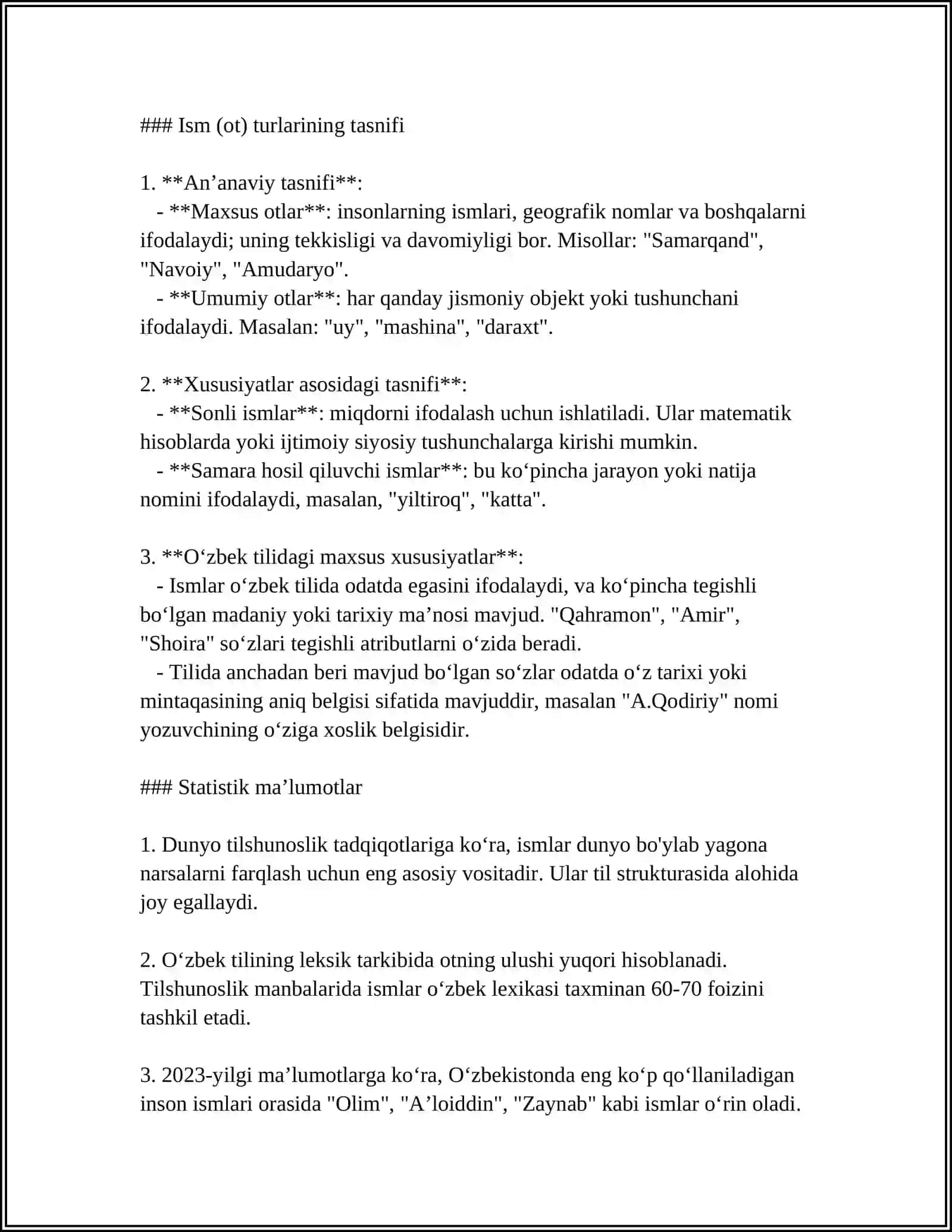 MUSTAQIL SÒZ TURKUMLARI 4
