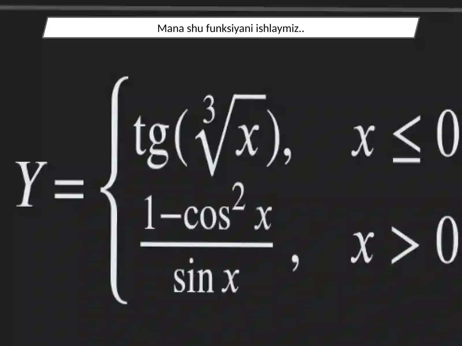 Mana shufunksiyaniishlaymiz 4