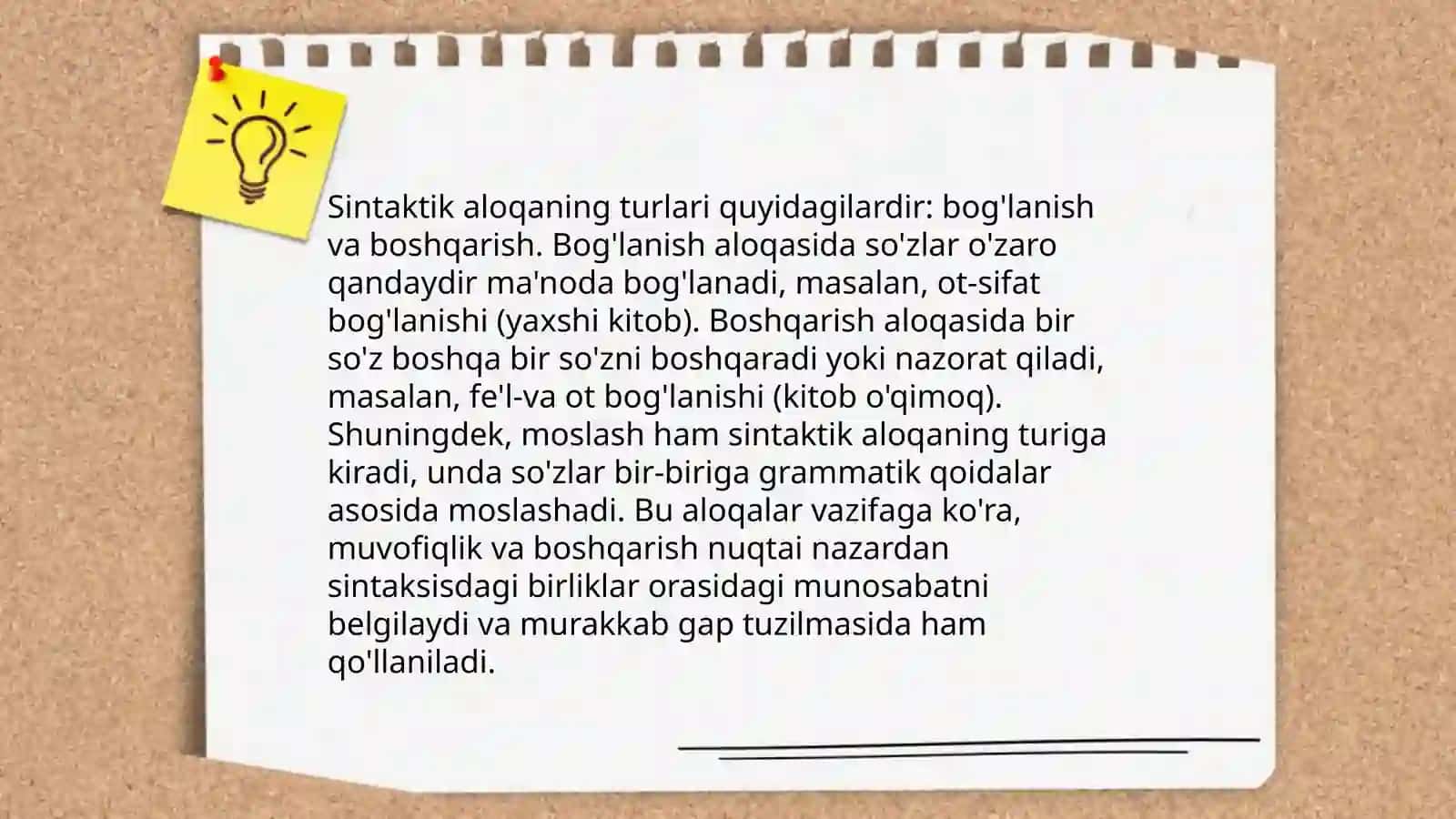 Sintaktik va sintagmatik aloqa 4