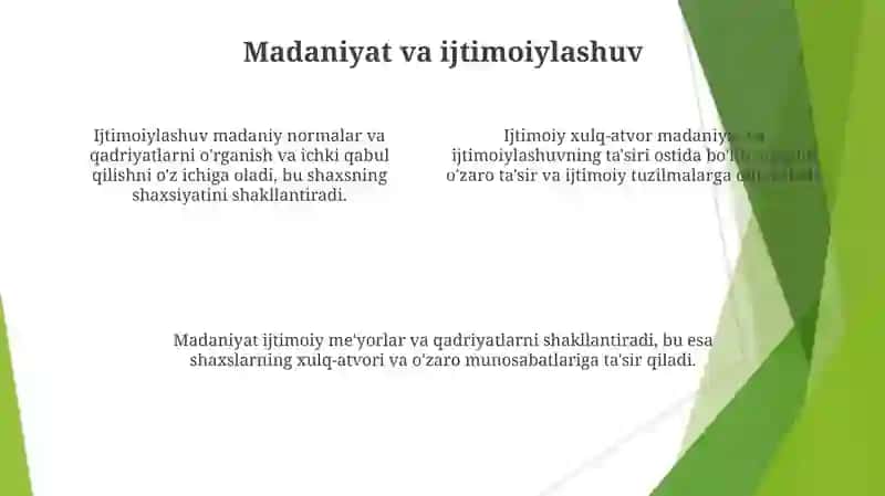 Ijtimoiy aloqalar 4