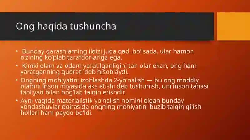 Ongtaraqqiyoti va ongsizlik 4