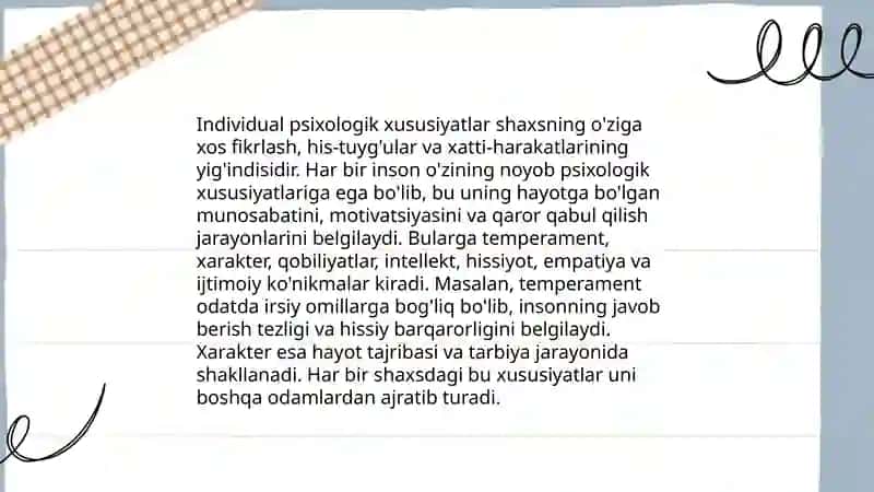Shaxsning individual tipologik xususiyatlari 4