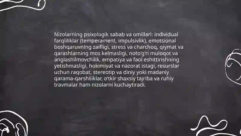 Nizolar psixologiyasi 4