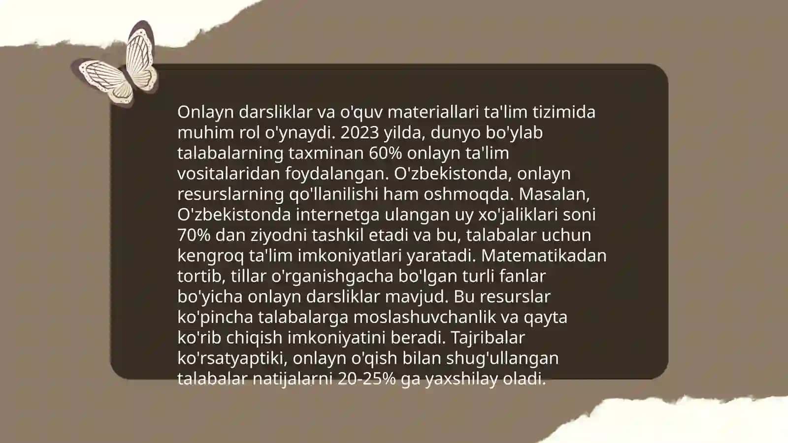 Internet platformalari yordamida ta'lim jarayonini rejalashtirish 4