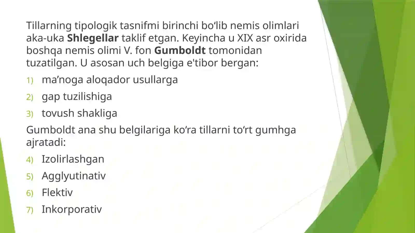 Tillarning Tipologik Tasnifi! 4