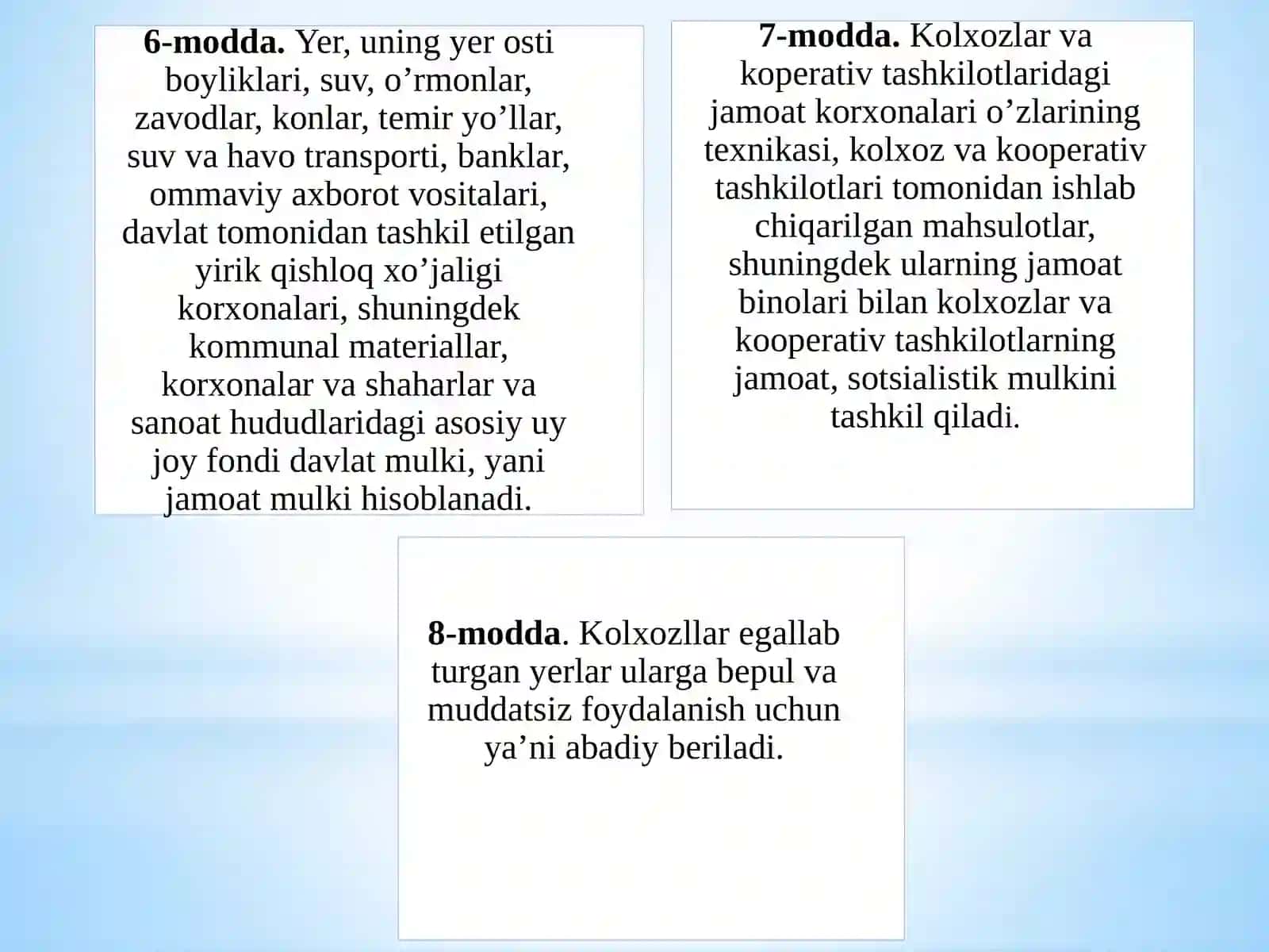 O’ZBEKISTON SSR KONSTITUTSIYASI 4
