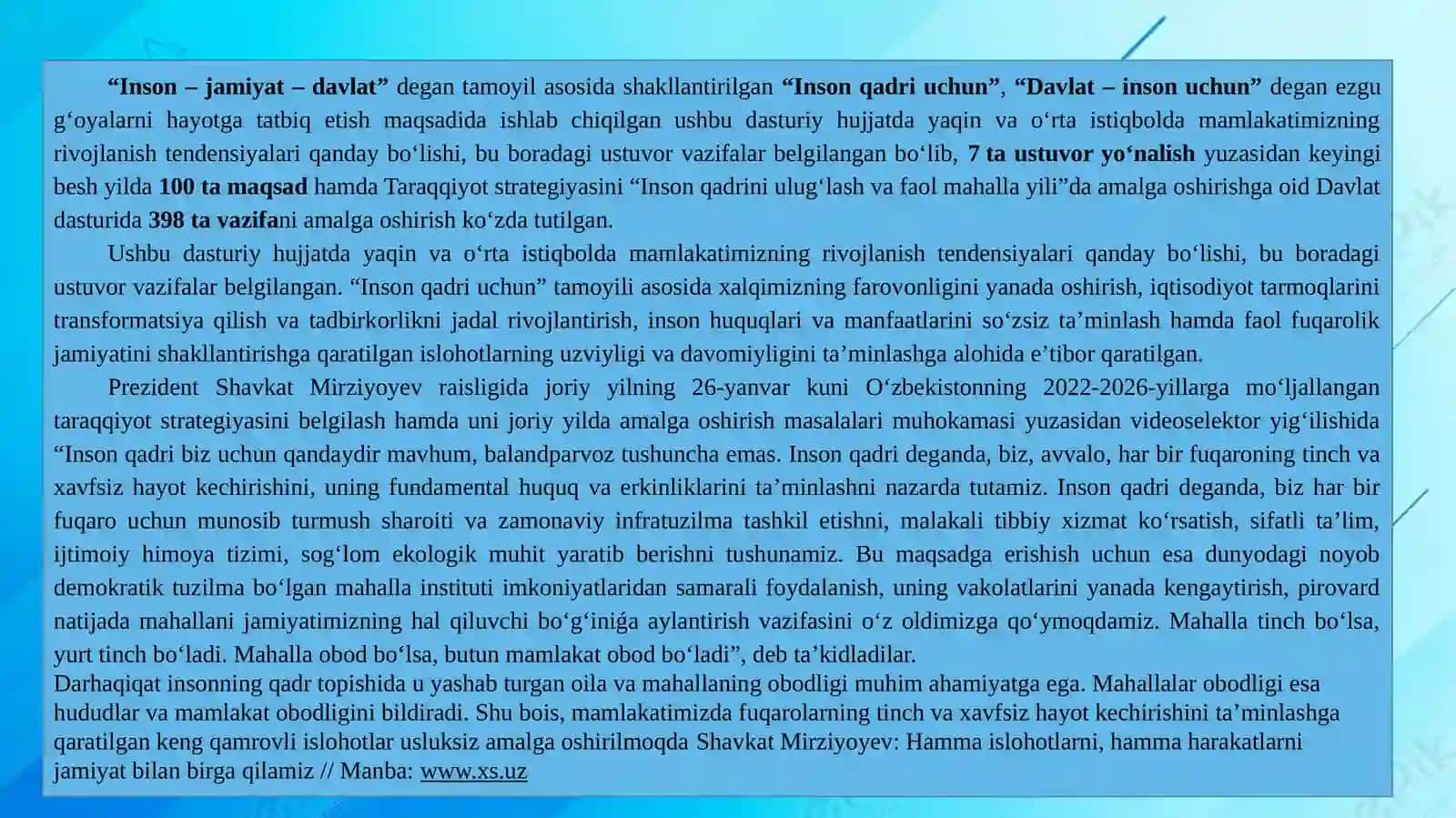 Oʻzbekistonning Taraqqiyot Strategiyasi 4