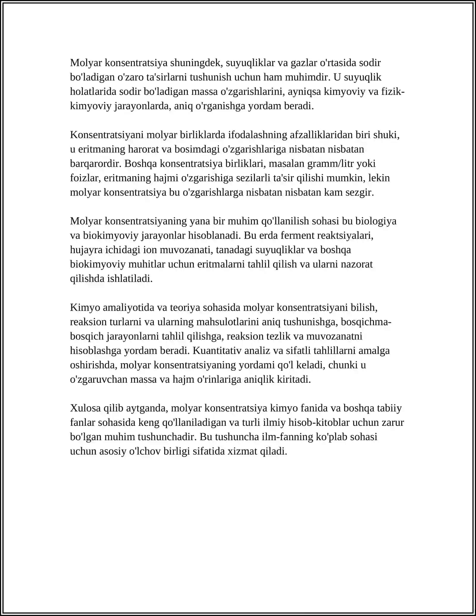 MOLYAR KONSENTRATSIYA 4