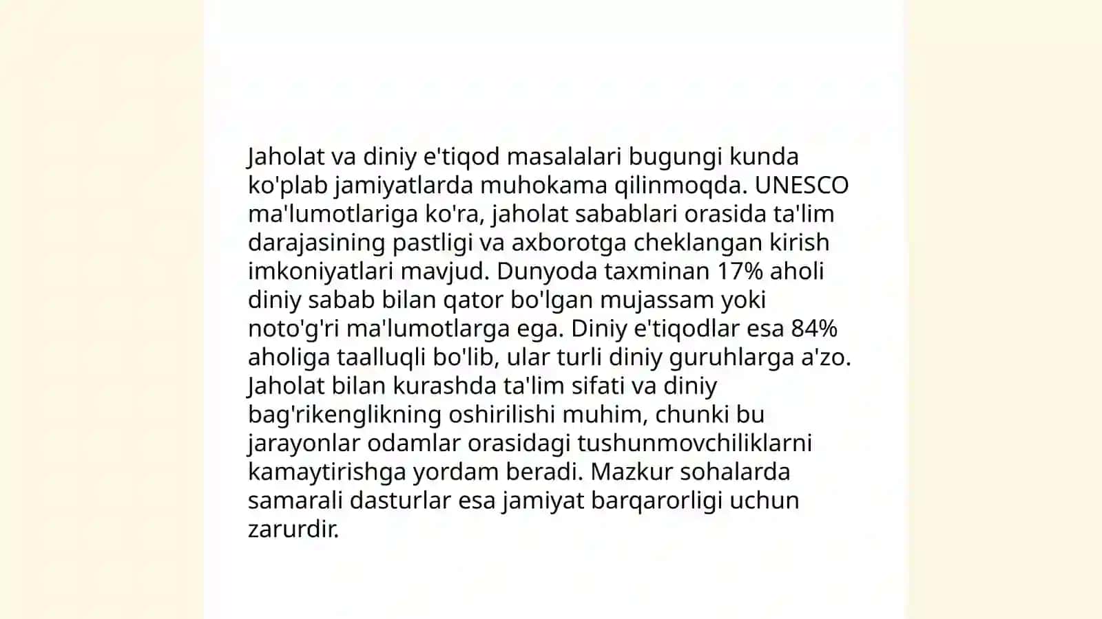 Jaholatga qarshi 4