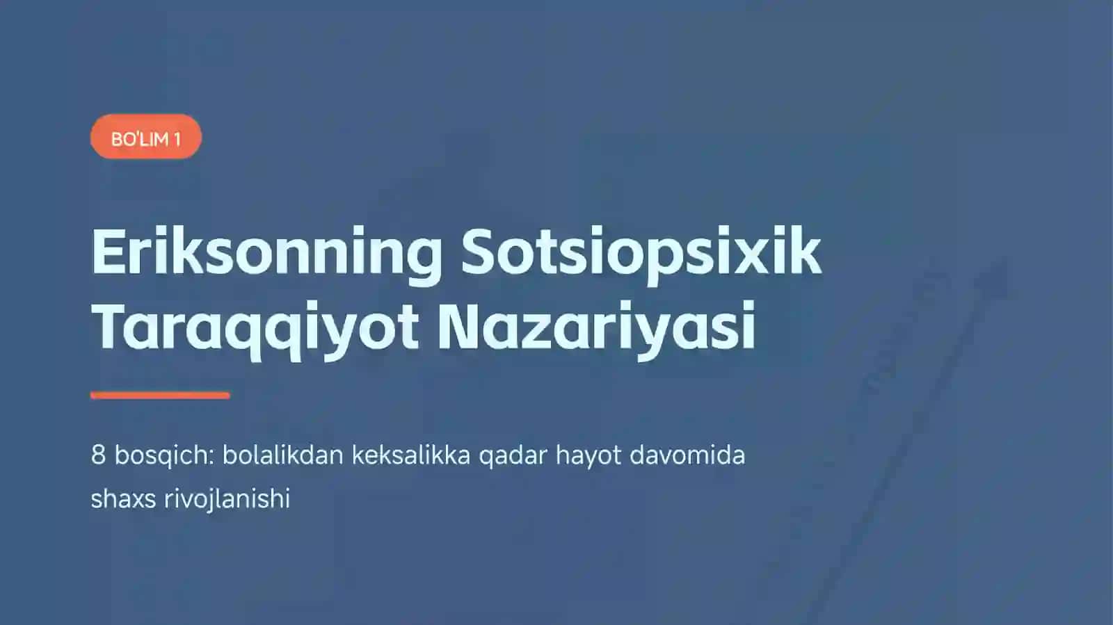 Shaxs Psixik Taraqqiyot Bosqichlari 4