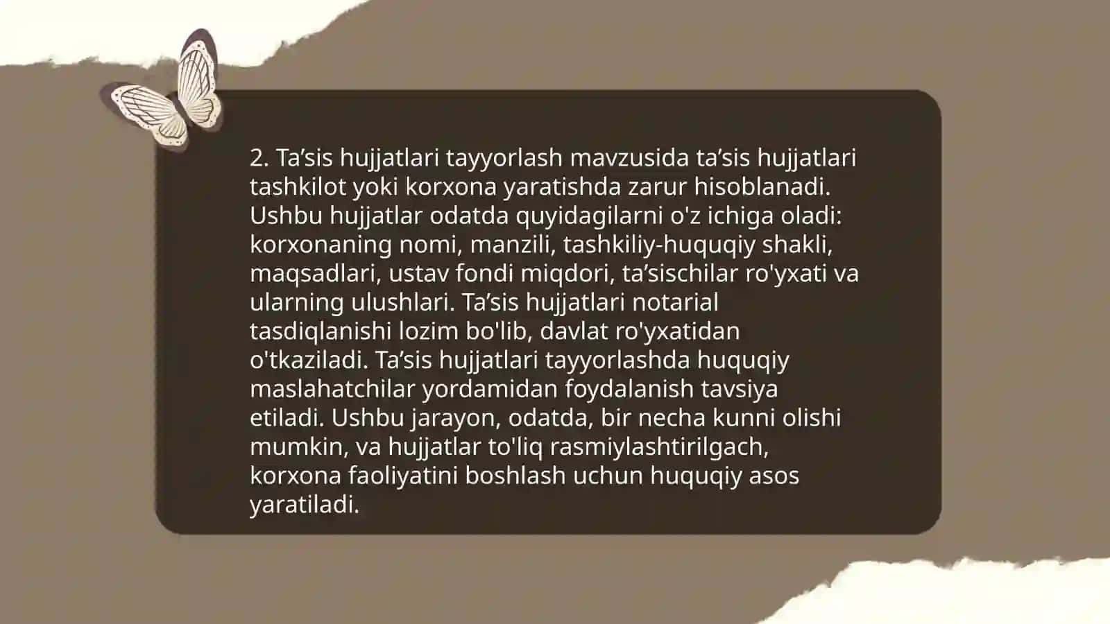 Kompaniyaning huquqiy shakli 4