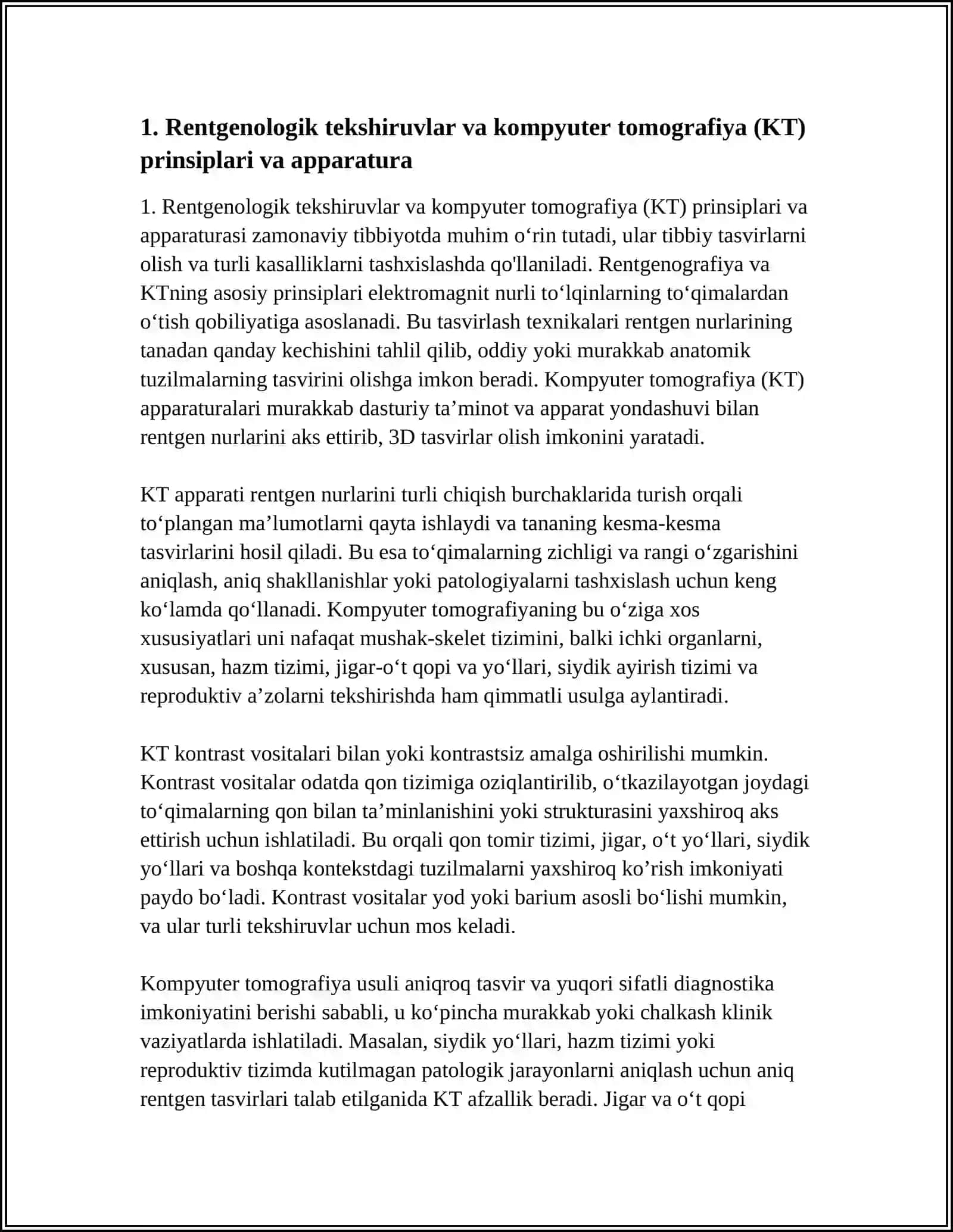 RENTGENOLOGIK TEKSHIRISH USULLARI 4