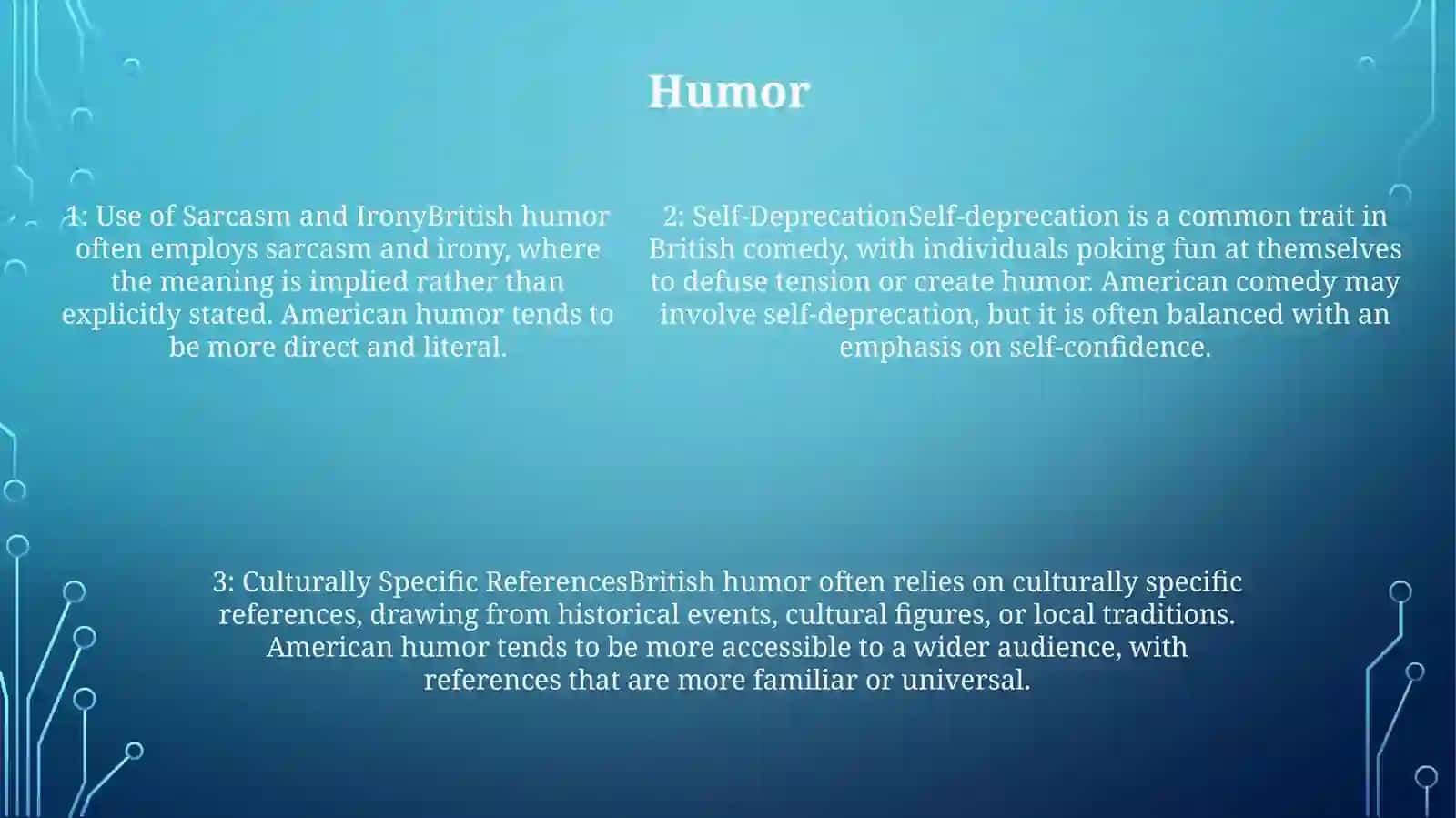 Differences Between British And American Culture 4